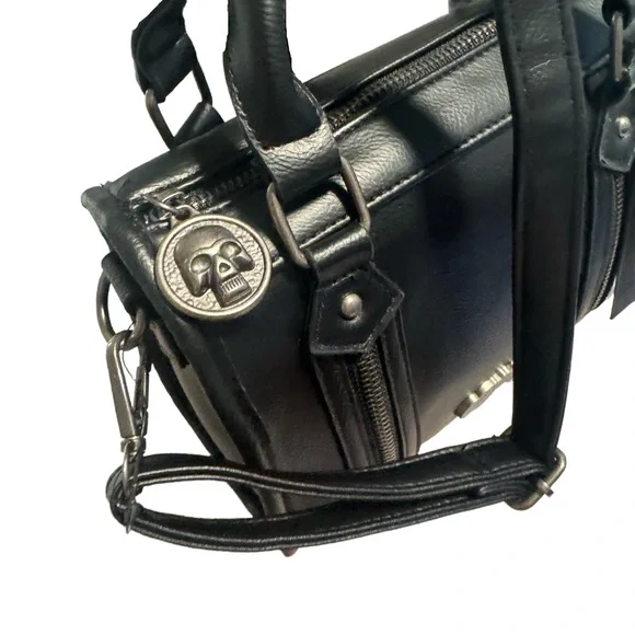 Ed Hardy NWT Black Edgy Handbag Y2K Inspired! - Picture 4 of 9